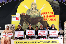 Indische Ordensfrauen demonstrieren @ Imago Images