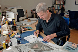 Thomas Plaßmann bei der Arbeit. Foto: KNA