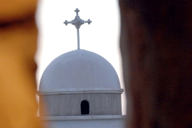 Blick auf ein koptisches Kloster in Ägypten. (C)KNA