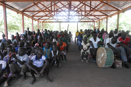 Gottesdienst im Südsudan. Foto: CSSP
