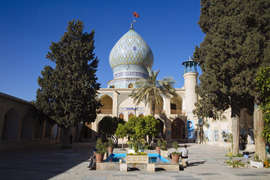 Moschee in Shiraz, Iran. Foto: Hartmut Schwarzbach