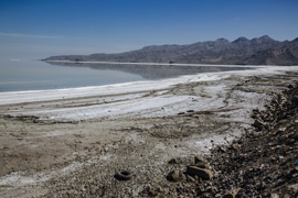 Der Urmiasee im Nordwesten des Irans. Foto: Hartmut Schwarzbach