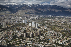 Die iranische Hauptstadt Teheran. Foto: Hartmut Schwarzbach