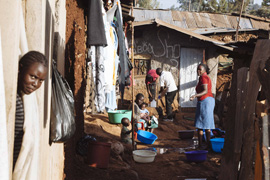Kibera-Slum in Nairobi. Foto: Schwarzbach