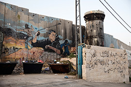 Sperrmauer in Bethlehem. Foto: Harms