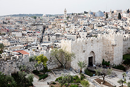 Blick auf die Altstadt von Jerusalem. Foto: Harms