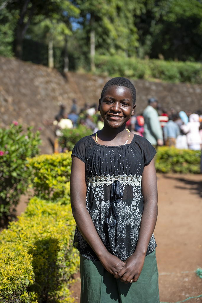 Sisters of our Lady of Kilimanjaro - Schwester Adalbera Hilda aus Tansania ist 15 Jahre alt.